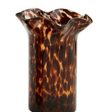 Ruffle Tortoise Glass Vase