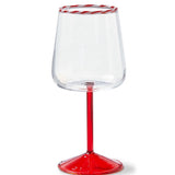 Peppermint Stripe All Purpose Wine Glass