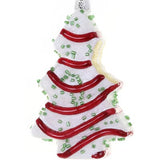 Christmas Tree Cake With Bite Ornament