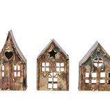Metal House Tealight Holder