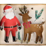 Santa & Reindeer Christmas Cookie Cutters