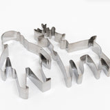 Santa & Reindeer Christmas Cookie Cutters