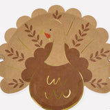 Folk Turkey Plates