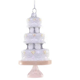 Beaded Wedding Cake ornament