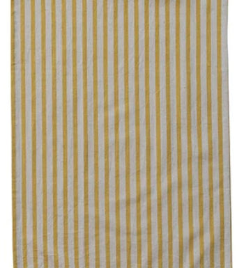 Striped Tea Towel with Ruffle