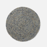 Emmy Dark Gray Round Placemat