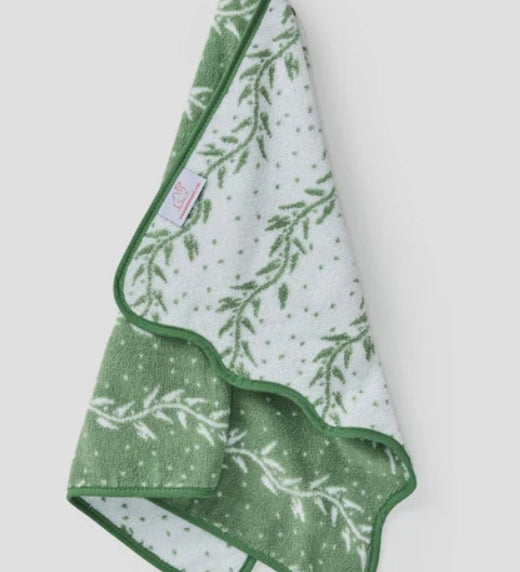 Weezie Scallop Patterned Towels Willow