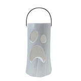 Ceramic Ghost Lantern White