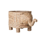 Water Hyacinth Elephant Shaped Basket