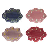 Scalloped Dish With Wax Relief