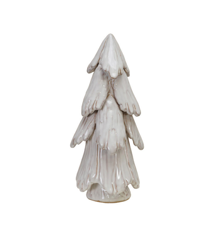 Stoneware Tree Reactive Glaze White