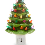 Vintage Green Tree Night Light