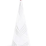 Glass Tree - White Swirl Design