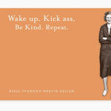 Wake Up Sticky Note