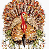 Turkey Posh Die Cut Paper Placemat