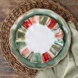 Ruffled Candy Stripe - Fluttered Edge Candy Stripe