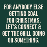 Coal For Christmas Cocktail Napkin