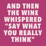 Say What You Really Think Cocktail Napkin