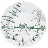 Winter Frolic Evergreen Dinner Plate
