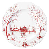 Winter Frolic Ruby Dessert/Salad Plate