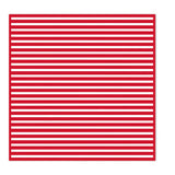 Red Stripe Napkin Set of 4