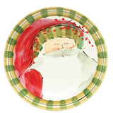 Old St. Nick Dinner Plate - Striped Hat
