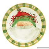 Old St. Nick Dinner Plate - Green Hat