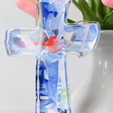 Periwinkle Acrylic Cross
