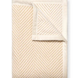 Harborview Herringbone Cream Blanket