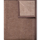 Harborview Herringbone Chocolate Blanket