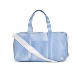 Weekender Duffel Bag- Pimlico Stripe Chambray