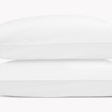 Amara Triple Pearl King Case- Pair 21x40 White