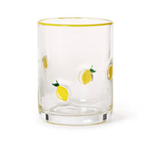 Lemon Double Old Fashion Glass