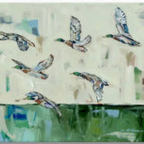Mallards Calling Canvas- 32x24