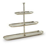 Silver Etagere 3-Tier Server