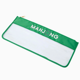 Green Stitched Mahjong Bag