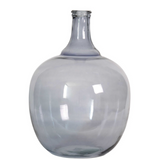 Round Glass Vessel Smoke 18"