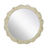 Wave Bone Mirror Natural 35"