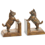 6" Dog Bookends