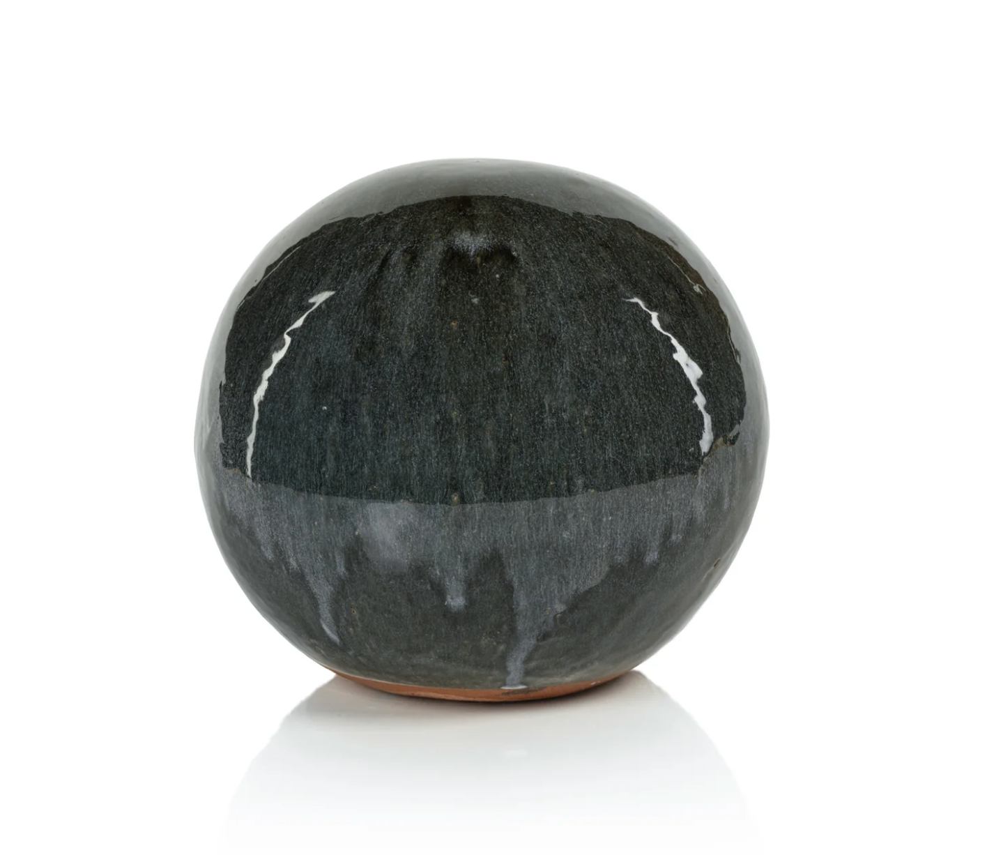 Cortez Glazed Stoneware Decorative Ball