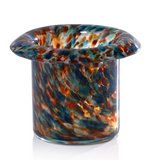 Celia Opal Confetti Glass Multipurpose Candle Holder / Vase / Planter - Multicolor