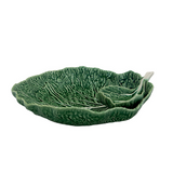 Cabbage Leaf With Large Bowl
