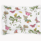 Baudin Butterfly Boudoir Sham Pink