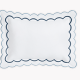India Pique Boudoir Sham Hazy Blue
