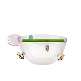 Bee Glass Inlay Bowl