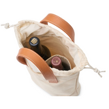 Tuscany Double Bottle Tote Natural