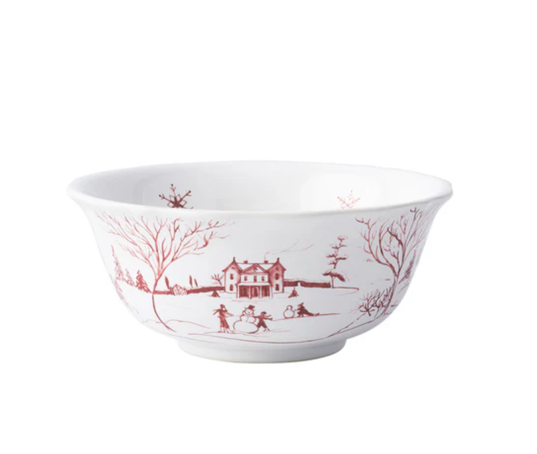 Country Estate Winter Frolic Ruby