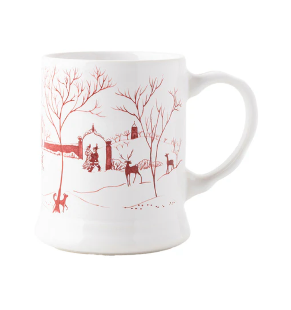 Country Estate Winter Frolic Ruby