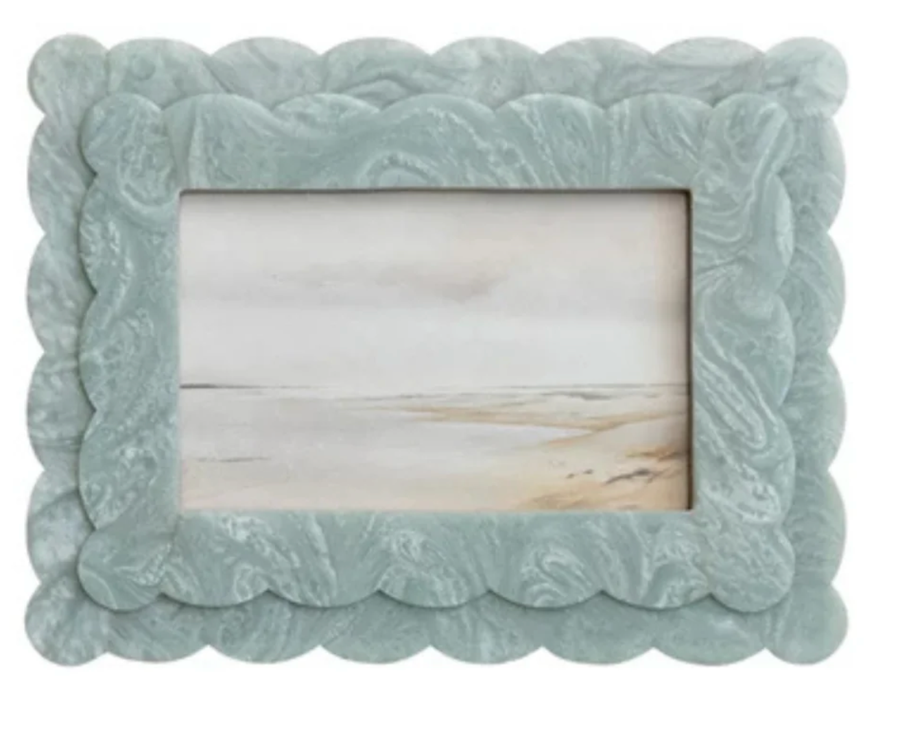 2 Layer Scalloped Photo Frame 4x6