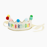 Happy Birthday Felt Crown